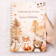 Caderneta de Saúde animaizinhos - Modelo Simples - envio em 24horas