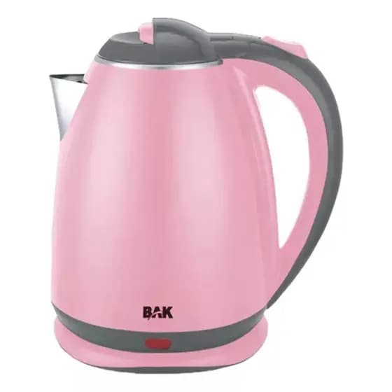 Chaleira Elétrica Com Base Removível Jarra Bule 127v 1.8l Rosa
