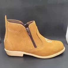 Bota Infantil Criança Botinha Country Texana Feminina Masculina Rodeio Mateira Couro Jeca Jequinha Menino Menina Botina