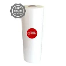 Bopp Brilho - Bobina de 22 cm X 100 Metros - TOP!