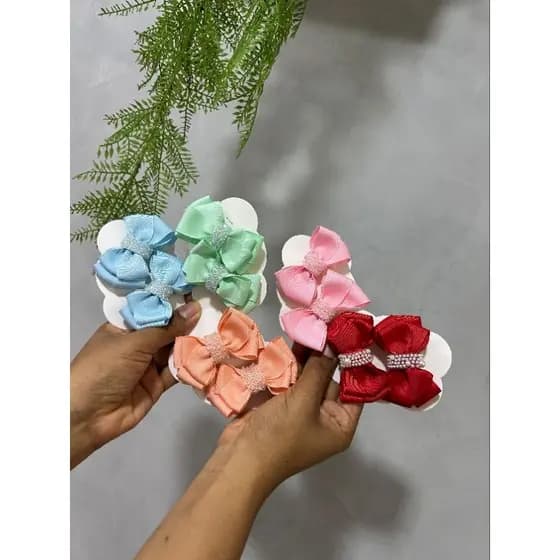 Par de laço infantil, parzinho de cabelo. Diversas opções de cores