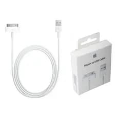 Cabo Usb Para iPad 1 A1219 A1337 iPad 2 A1395 A1396 A1397 iPad 3 A1416 A1430 A1403 iPhone 3gs iPhone 4gs 30-pin 30 pinos