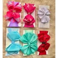 Kit com 6 faixa de bebê sortidas