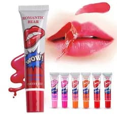 Batom/Brilho Labial Fosco/Brilhante/Urso Romântico WOW