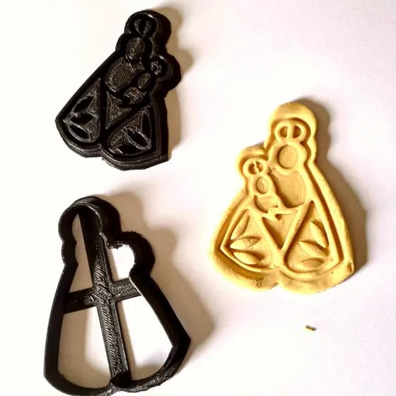 Cortador De Biscoito Religioso Massa Pasta Americana Biscuit Nossa Senhora De Nazaré