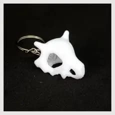 Chaveiro cranio do Pokémon Cubone 3D