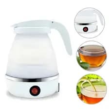 Chaleira Elétrica Retrátil Portátil Dobrável Silicone Casa Viagem Trabalho Compacta Ferve Rápido 110V