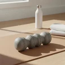 Rolo De Massagem De Amendoim Para Alívio Muscular , Espuma De Liberação Miofascial Portátil Alongamento , Treino , Acade