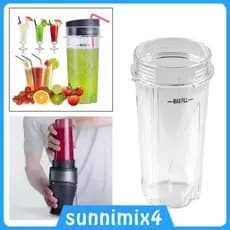 [Sunnimix4] Copos De Substituição De Liquidificador Copo ABS De 16 Onças Com Tampas Para Liquidificadores Resistentes Ca