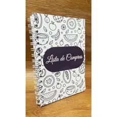 Caderno Lista de Compras Supermercado | Planner de Mercado Organizador de Compras A5