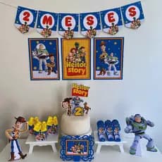 ENVIO RÁPIDO | Kit Festa Toi Story Personalizado – Só Um Bolinho | Mesversário | Aniversário | Lembrancinhas