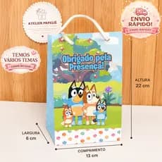 ENVIO RÁPIDO KIT Sacolinha Personalizada  Qualquer Tema | Lembrancinha Festa Infantil