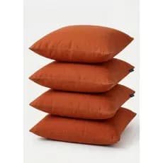 par Duas (2) unidades Almofadas Quadradas 50x50 Linho Veludo Casa Decoração Cheia