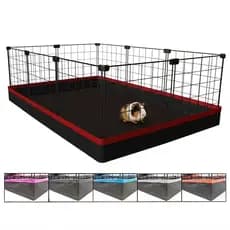Cercado Pet Porquinho da Índia com Bandeja de Nylon Impermeável 60x90cm