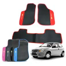 Tapete Carro Celta 2000 a 2016 Borracha 3 Peças Traseiro Inteiro Personalizado Jogo Tapete Automotivo Impermeável