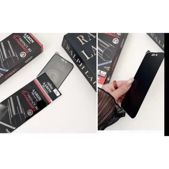 Película iPhone 13 e 13 Pro Privacidade Cerâmica Fosca Não Quebra Flexível