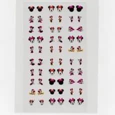 60 adesivos de unha 3D INFANTIL minnie PRÉ PRONTO - modelo 559-3