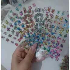 Adesivos de Unha 3D Pré Prontas Mãos Pés Incríveis Revenda Adesivo Unhas Pelicula Nail Art Desig