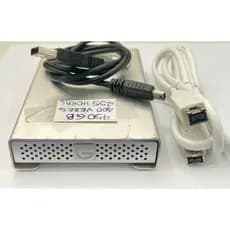 HD EXTERNO PORTÁTIL HITASHI G-DRIVE MINI 750GB 7200rpm USB 2.0 - 2 FW800 Prata - C/ CABOS  (USADO)100 VZs 255HS)-