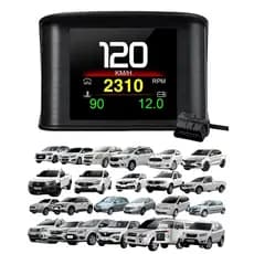 Painel OBD2 Computador de Bordo Automotivo Universal Marcador de Temperatura