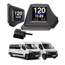 Medidor Temperatura Marcador Renault Master Van 2016 Acima HUD OBD2 P10 sprinter Veracruz Kombi
