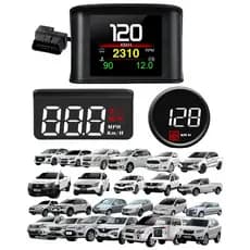 Ancel P10 Carro Scanner De Consumo De Combustível Display Digital OBD2 Temperatura Agua Carro P10