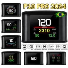 HUD P10 Car HUD Head Up Display Velocimetro Digital Speedometer Display OBD2 P10 Scanner Diagnostic