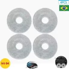 Pano De Esfregão Mop Para Aspirador Robô Xiaomi X20 + S20 + Plus Max Pro 4 mop robo Casullta pala Shopee 11/04/2 Bano De