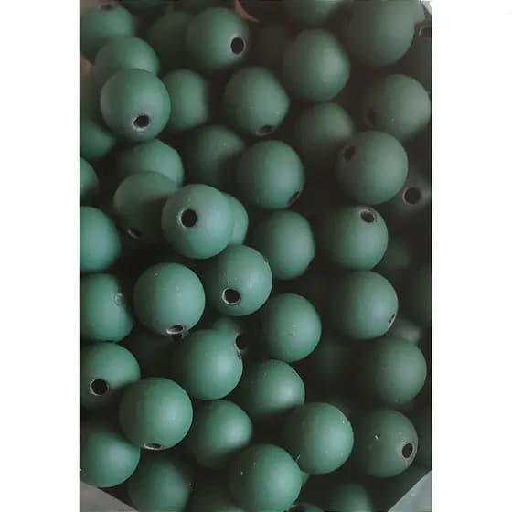 Bola Emborrachada Verde Escuro 10mm/200 unidades