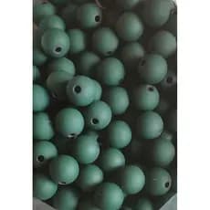 Bola Emborrachada Verde Escuro 10mm/200 unidades