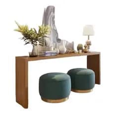 Topo De Mesa Aparador De Madeira Maciça 100x28.5x80cm