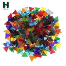 [tachiuwa21] 160g Multicolor Quadrado Vidro Vítreo Mosaico Azulejos Tessera DIY Craft 10x10mm