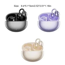 Fones De Ouvido Com Clipe Aberto Sem Fio Controle De Toque Estéreo Bluetooth with Microfone