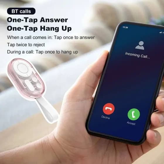 Multi-Função Air Mouse Obturador De Câmera Com Controle Remoto Inteligente Multifuncional Compatível Bluetooth Ferrament