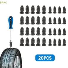 BRKC 20pcs Reparação De Pneus A Vácuo Unhas Carro Scooter Bicicleta Universal Tubeless Borracha