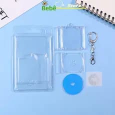 BRKC 1 Conjunto Mini NFC Funcional CD Disc Case Chaveiro Álbum Periférico Porta-Chaves Para DIY Bapa Pingente