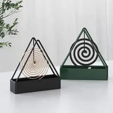 Fengjue Novo Suporte De Bobina De Mosquito Suportes De Incenso Queimador Quadro Moderno Repelente Rack Para Quarto Domés