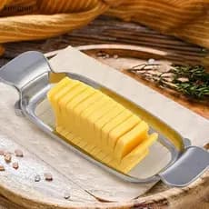 Fengjue 1 Peça Fatiador De Manteiga E Queijo De Aço Inoxidável Multiuso Cortador De Alimentos Durável BR