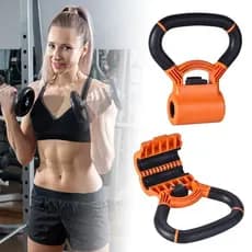 Halteres Ajustáveis Kettlebells Alça Portátil Treinamento Fitness Converte Seus Kettlebell