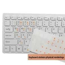 XI Adesivos De Teclado Coreanos , Substituição Em Inglês Com Letras De Fundo Transparente Para Teclados De Mesa De Lapto