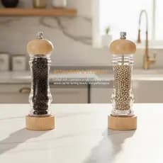 [CST] Saleiro Marítimo Em Acrílico Moderno Com Moagem Personalizável Para Cada Ocasião Culinária [BR]