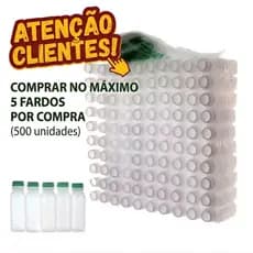 Garrafinha Garrafa Plástica Descartável 1 Litro/1000 MLPara Sucos/Agua De Coco/Caldo De Cana  100 Unidades