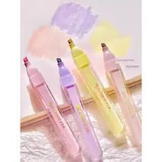 Tianzhuo Ice Transparent Flashing Highlighter Alunos do ensino fundamental de alto valor Alunos do ensino médio Glitter
