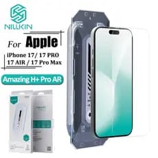 NILLKIN Vidro Temperado Para iPhone 17 Pro Max 17 17 AR 17 H + Fácil Instalação Protetor De Tela Anti-Reflexo 3D