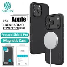 Nillkin Capa De Telefone Magnética Para iPhone 17 Pro Max 16 15 14 13 Caso Anti Impressão Digital Traseira À Prova De Ch