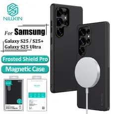 Nillkin Shield Pro Capa Magnética Para Samsung Galaxy S25 Ultra S25 De Telefone Anti Impressão Digital Traseira À Prova
