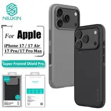 Nillkin Escudo Pro Caso Para iPhone 17 Max 17/16/15/14/13 17e/16e Ar De Telefone Ultra Fino Anti Impressão Digital À Pro