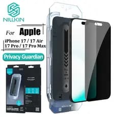 NILLKIN Tela Cheia De Vidro Temperado Para iPhone 17 Pro Max 17/16 Ar Fácil Instalação Privacidade Guardião Protetor De