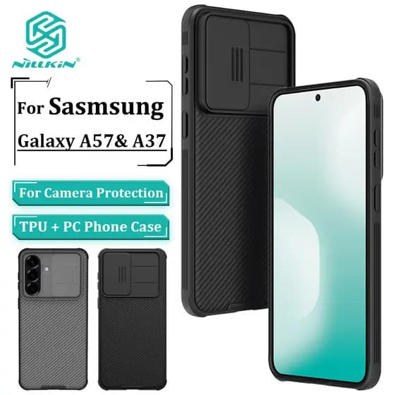 NILLKIN CamShield Caso Para Samsung Galaxy A57/A37/A17/A56/A36 Anti Impressão Digital À Prova De Choque Capa Traseira