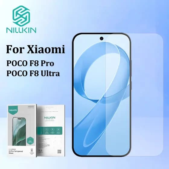 Nillkin Para Xiaomi POCO F8 Pro/F8 Ultra X5/F5 Protetor De Tela De Vidro Temperado Dureza 9H Transparente Ultrafino Anti